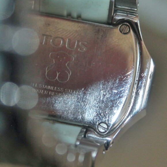 Vintage Auth $1300 Tous Stylish Watch Time Piece With Genuine Diamonds main image 5